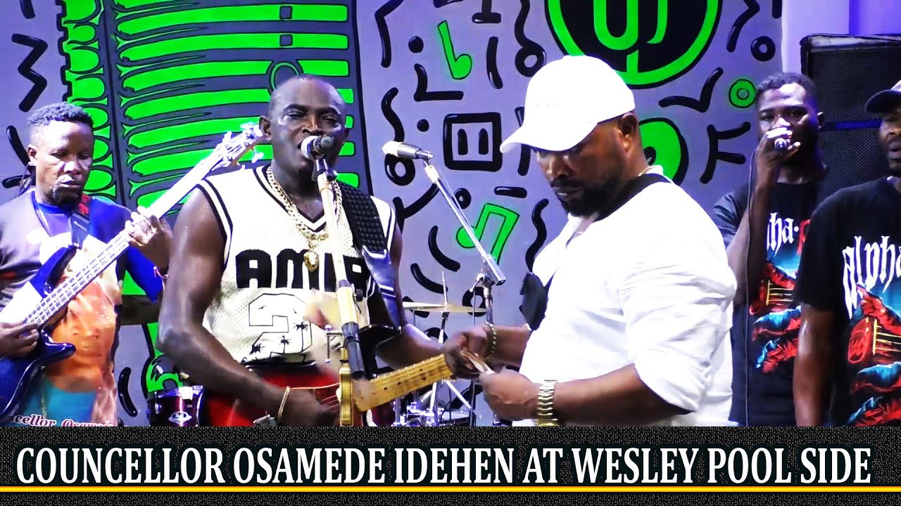 COUNCELLOR OSAMEDE IDEHEN AT WESLEY POOL SIDE