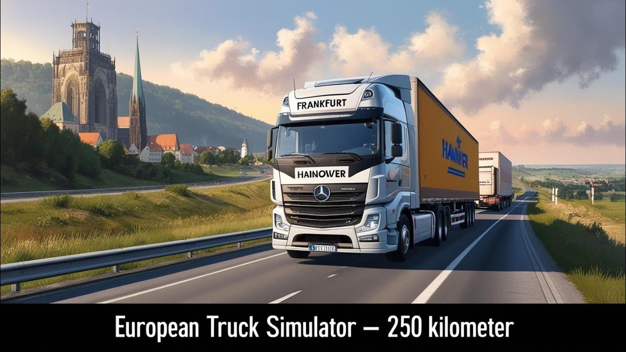 ETS2: Munich to Hanover Volvo truck drive