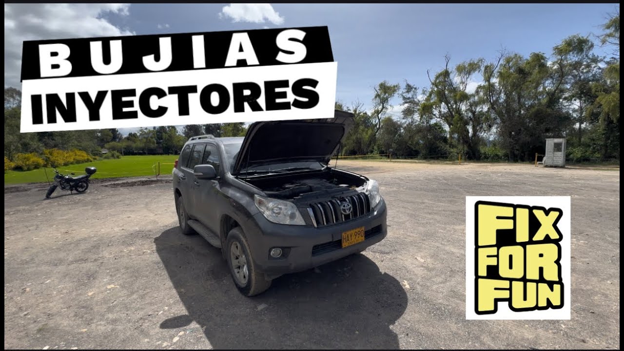 Servicio a los inyectores y cambio Bujias Toyota Prado LC 150 Motor 1GR FE