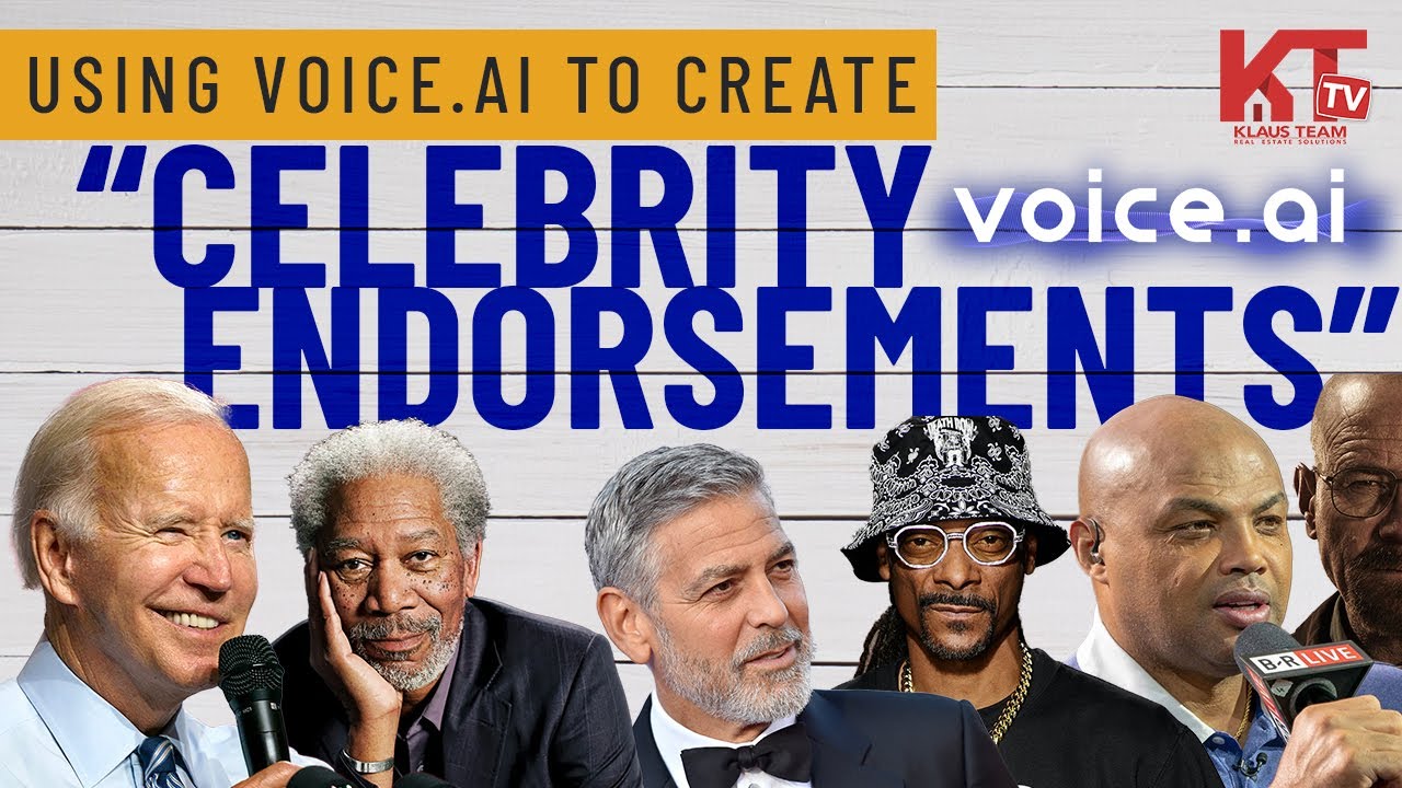 Creating Fake Celebrity Endorsements with Voice.AI | Fun Experiment by The Klaus Team