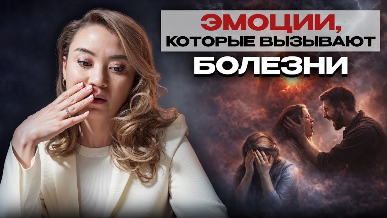 Самые опасные эмоции для здоровья | психосоматика болезней