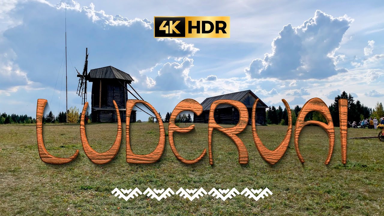The Most Beautiful Russian historic Village – Ludervai 4K HDR