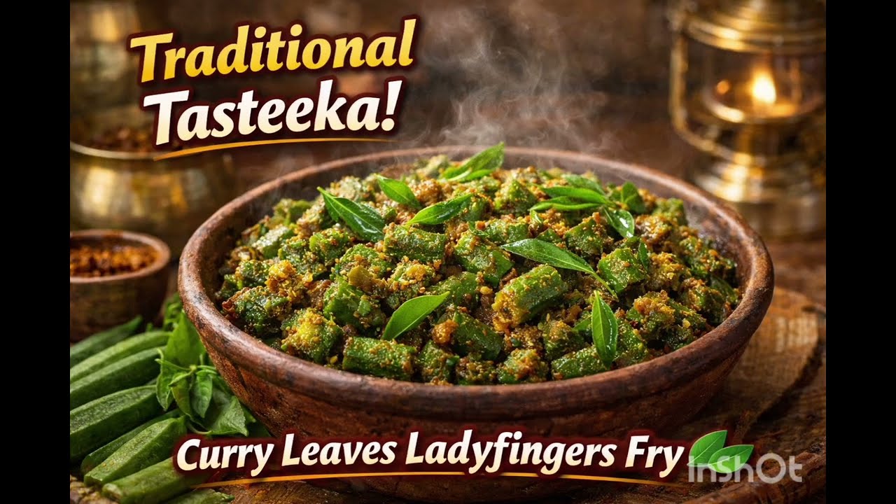 Quick and easy Ladyfingers fry😍 10 minutes recipe 