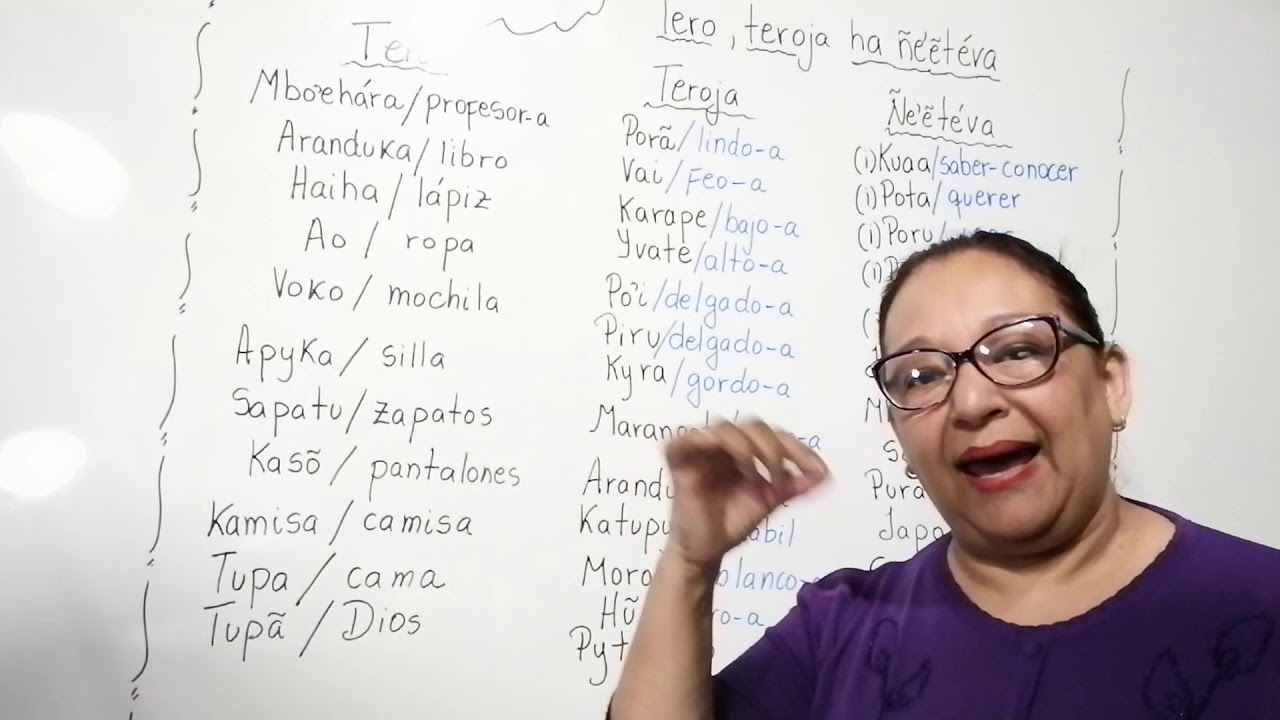 Tero, teroja ha ñe'etéva