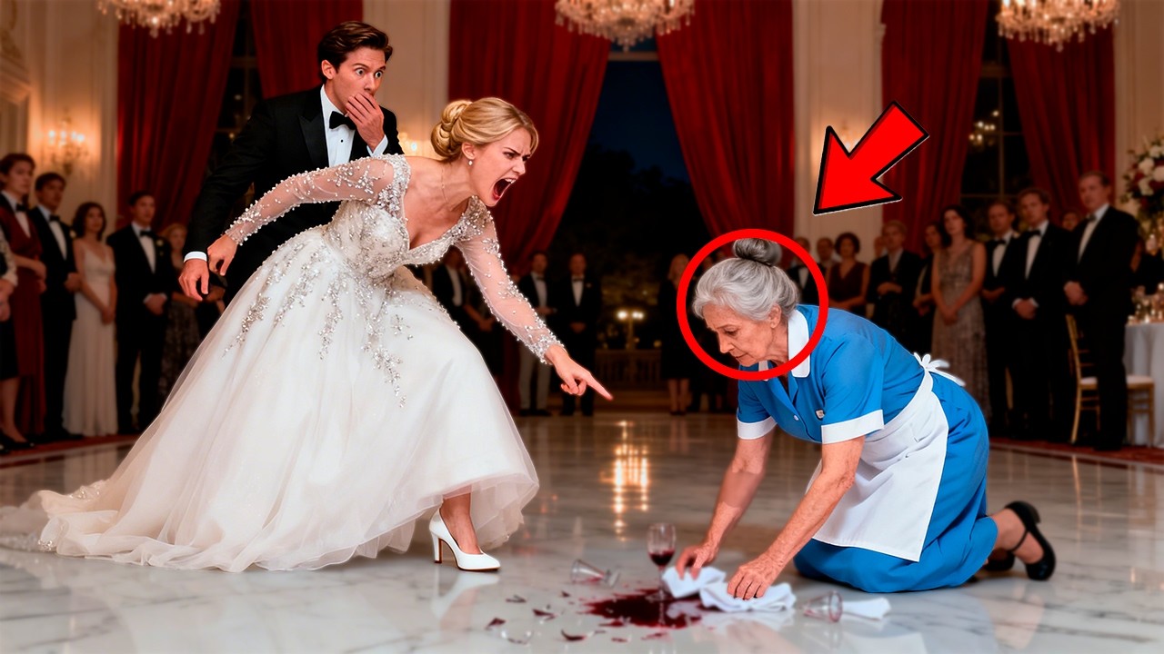 “¡EMPLEADA SUCIA!” — gritó la NOVIA… hasta descubrir que era su SUEGRA MILLONARIA