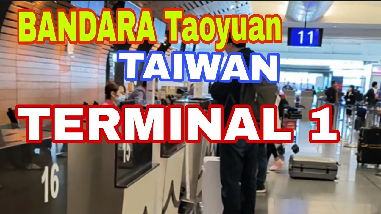 CHECK IN di BANDARA TAOYUAN, TAIWAN  || Aman Tanpa di Bongkar #chekin #taoyuanairport #Taoyuan