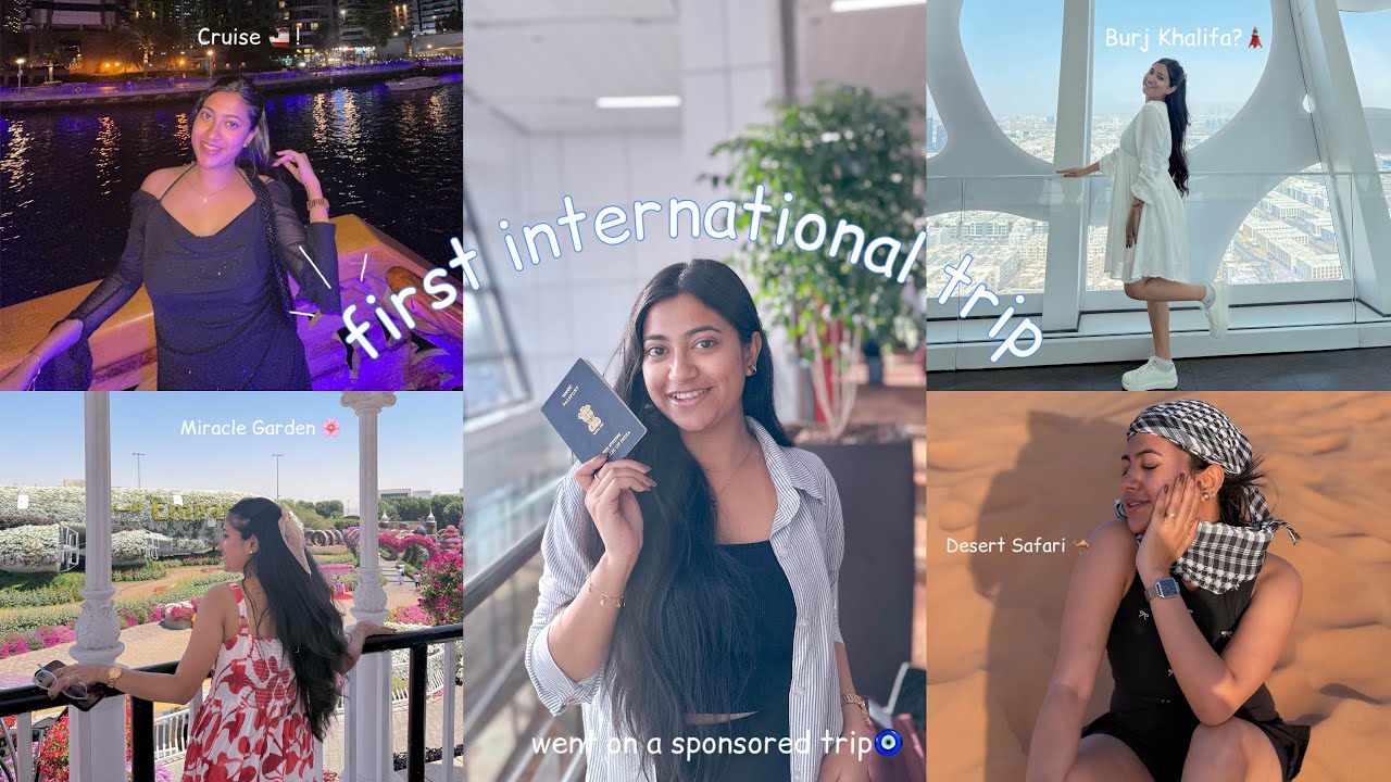 My First International Trip ✈️ 🌸SPONSORED TRIP TO DUBAI 👀🧿
