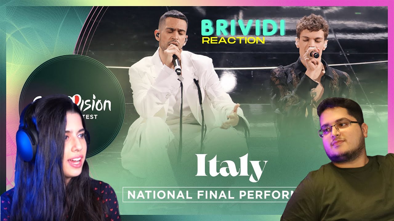 Mahmood & BLANCO - Brividi (REACTION) Italy Eurovision 2022 | Siblings React