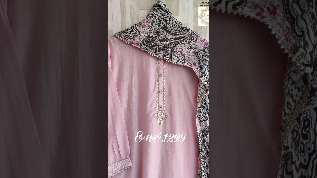 plain dress with print dupatta contrast ideas 