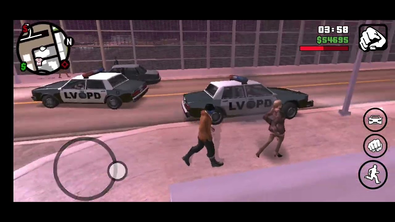 gta sa peds fight