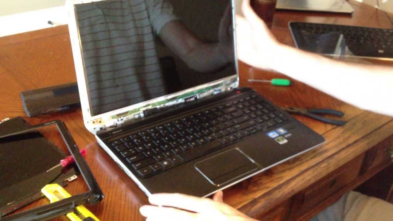 How to Replace Laptop Screen: HP dv6 7000 Select Series
