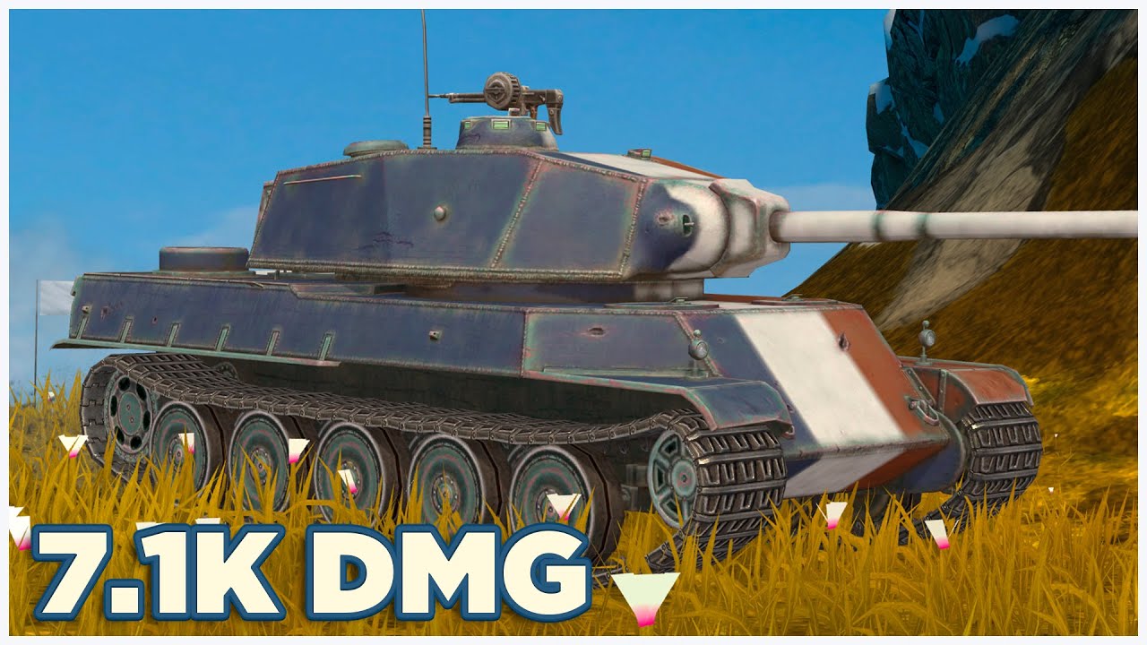AMX M4 mle. 49 • 7.1К УРОНА • 6 ФРАГОВ • WoT Blitz