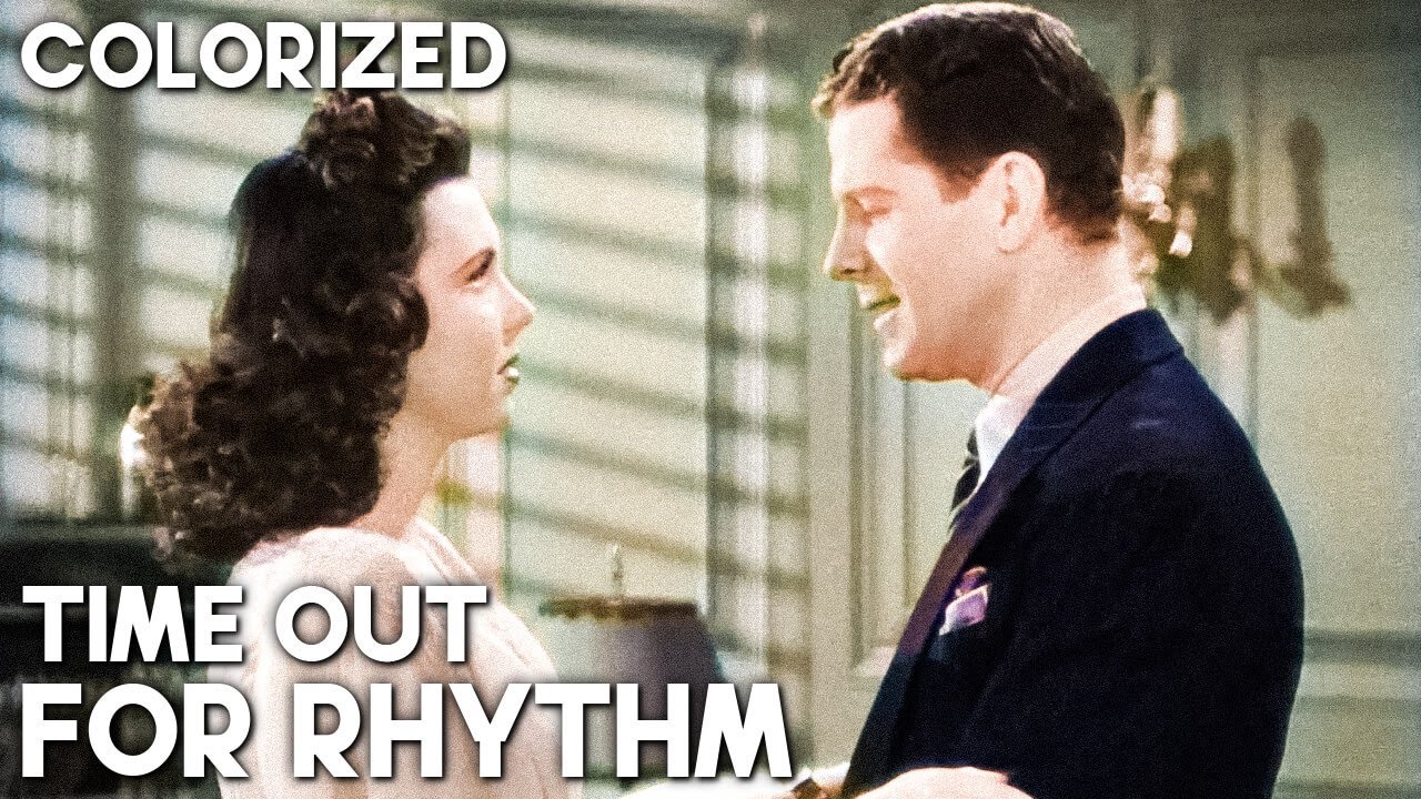 Time Out for Rhythm | COLORIZED | Classic Musical | Romance | Drama Film