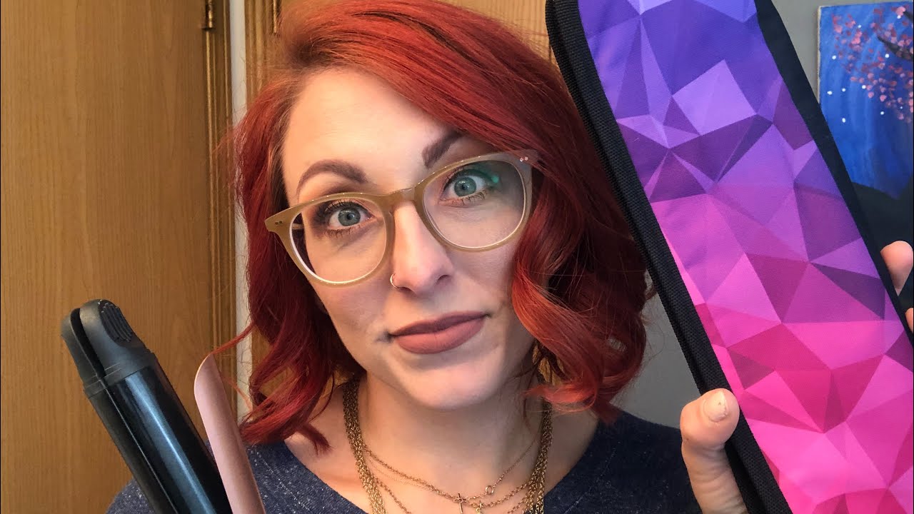 BEST Curling Iron and Straightener?!/ AmoVee 2 in 1 Professional Titanium Hair Iron