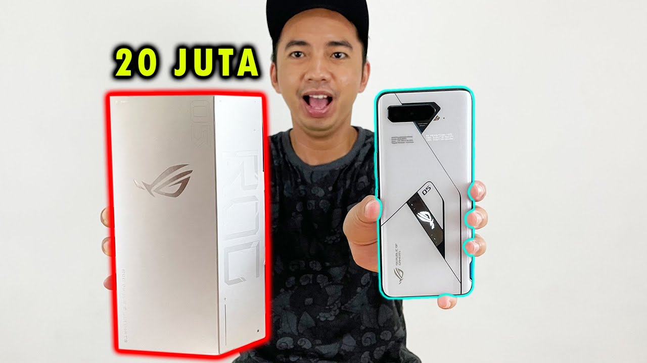 20 JUTAAN!! ASUS ROG  PHONE 5 ULTIMATE -  HAPE GAMING TERBAIK 2021