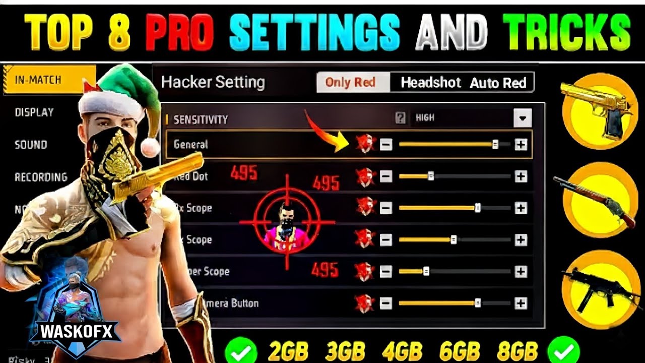 Free Fire Headshot Setting ✨Ob52 Update 2026⚡Best Sensitivity Settings ⚙️| Sensitivity Setting 