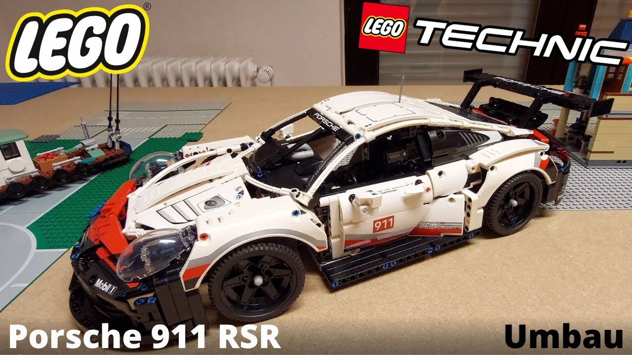 Lego Technik 42096 Porsche 911 RSR - Umbau/Verbesserung