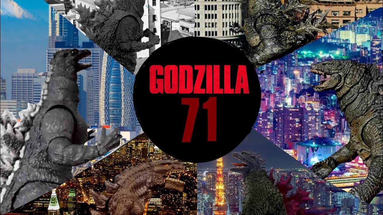 GODZILLA 71st ANNIVERSARY STOP MOTION COLLAB