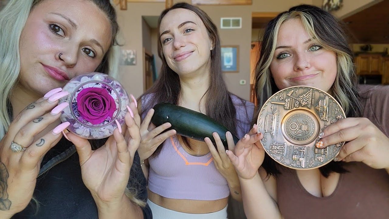 ASMR- Tapping & Scratching W/ My Sisters!