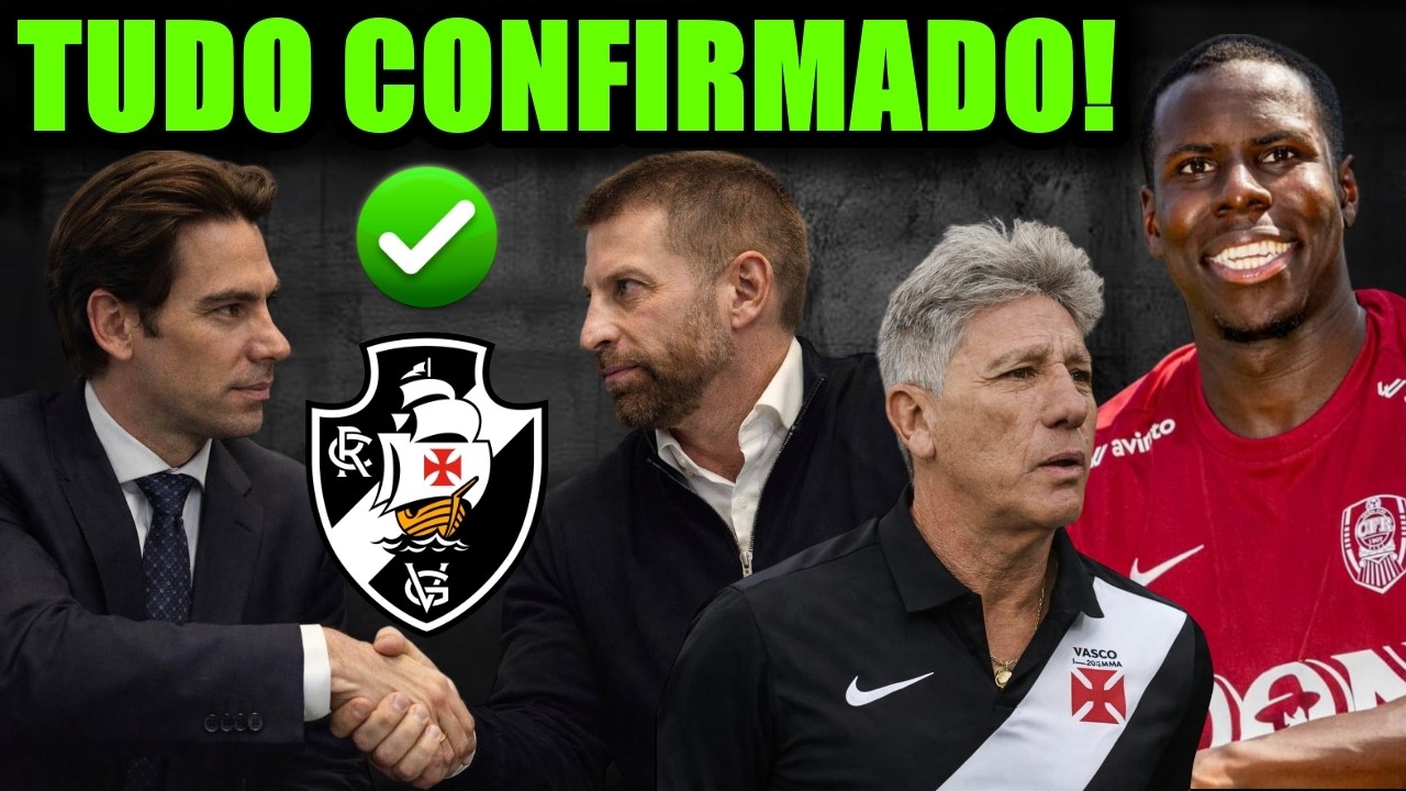 VENDA DA SAF CONFIRMADA! RENATO GAÚCHO FECHANDO | REFORÇO FRANCÊS e MAIS ÚLTIMAS NOTÍCIAS DO VASCO