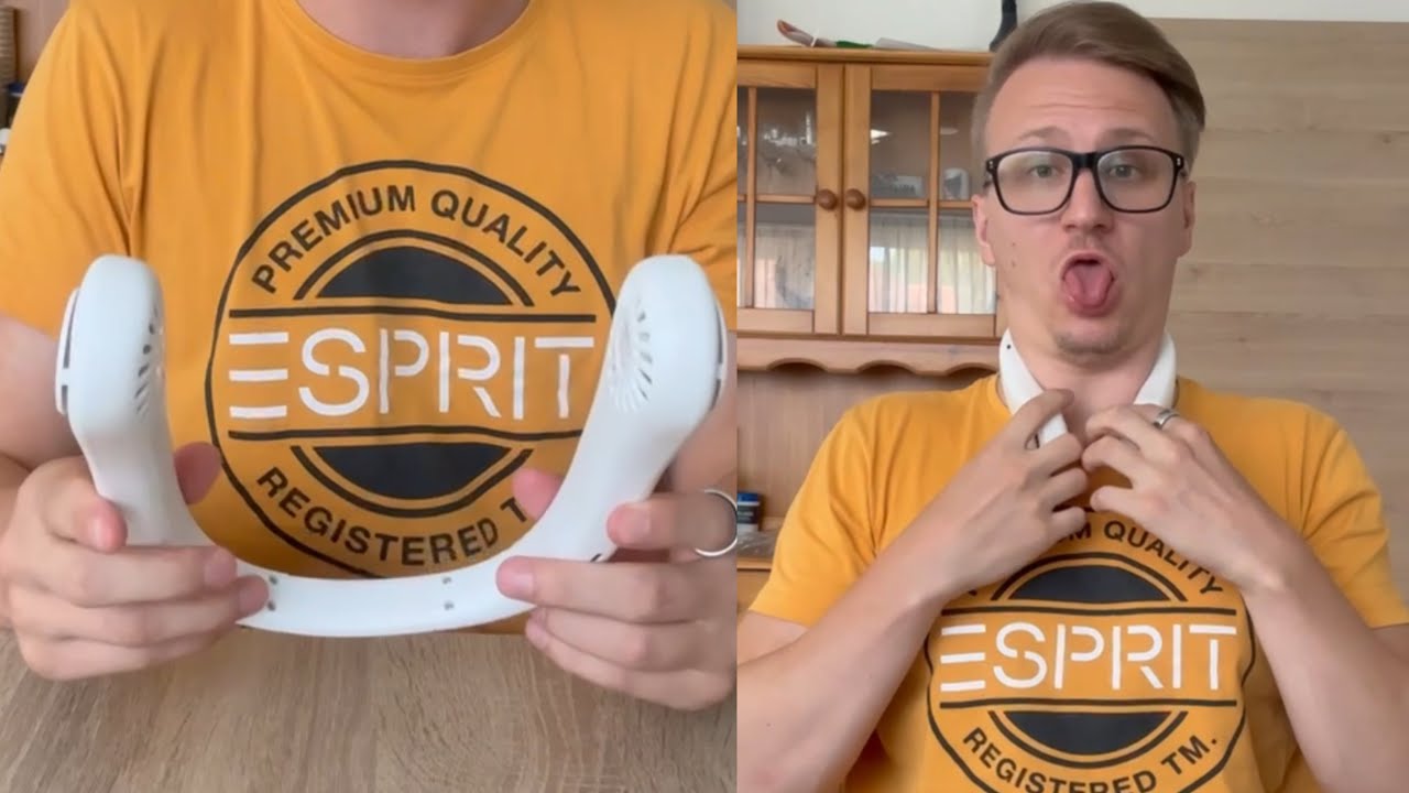 Dieser Nackenventilator hält dich im Sommer kühl!