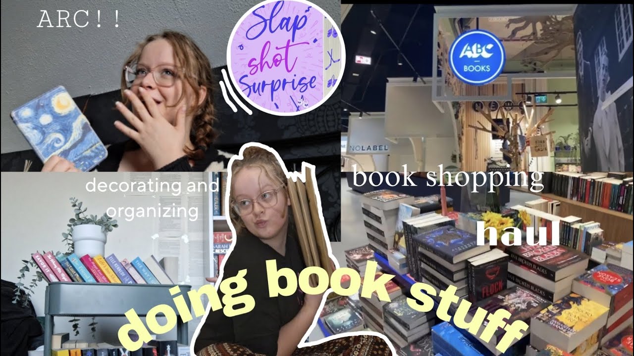 Doing bookish things 📚📖 fall decorating my shelves, bookshopping, book haul, reading an ARC