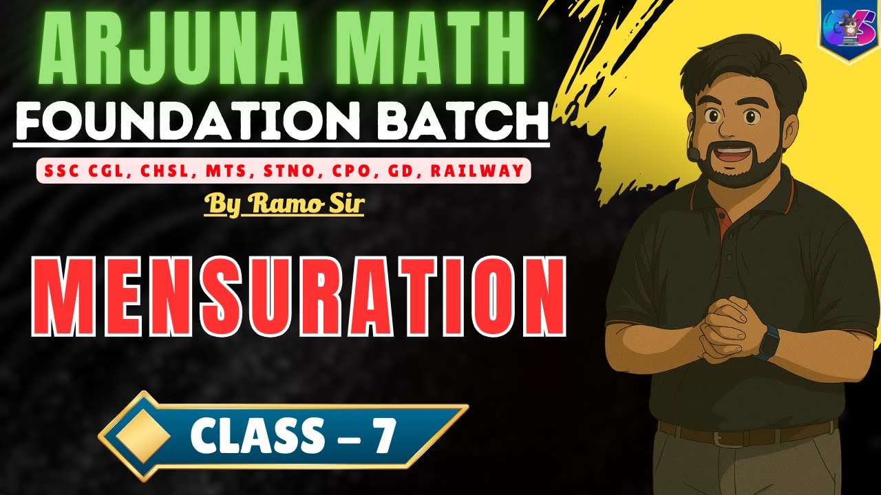 Arjuna Math Foundation Batch | Mensuration | Class - 7 | by Ramo Sir |   ⁨  ⁨ ⁨ ⁨@GlowYrStudy ⁩