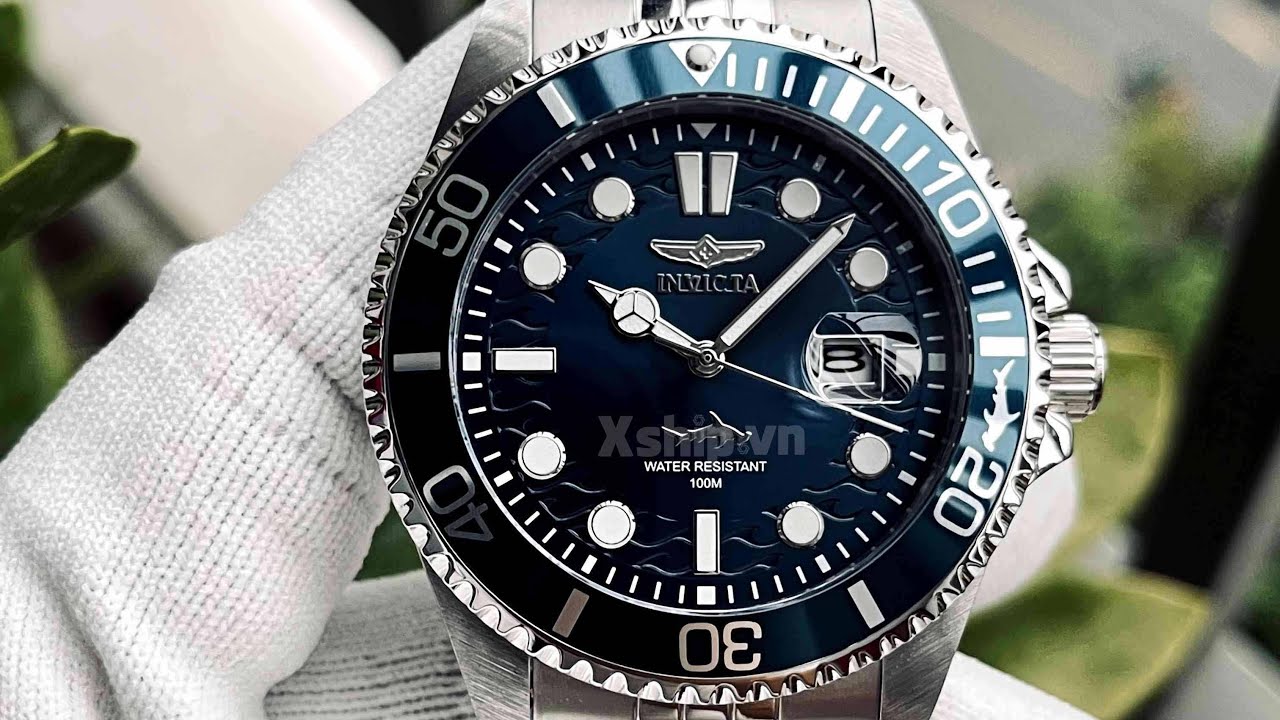 Xship.vn: Invicta Pro Diver Quartz Blue Dial Stainless Steel Men Watch 30610