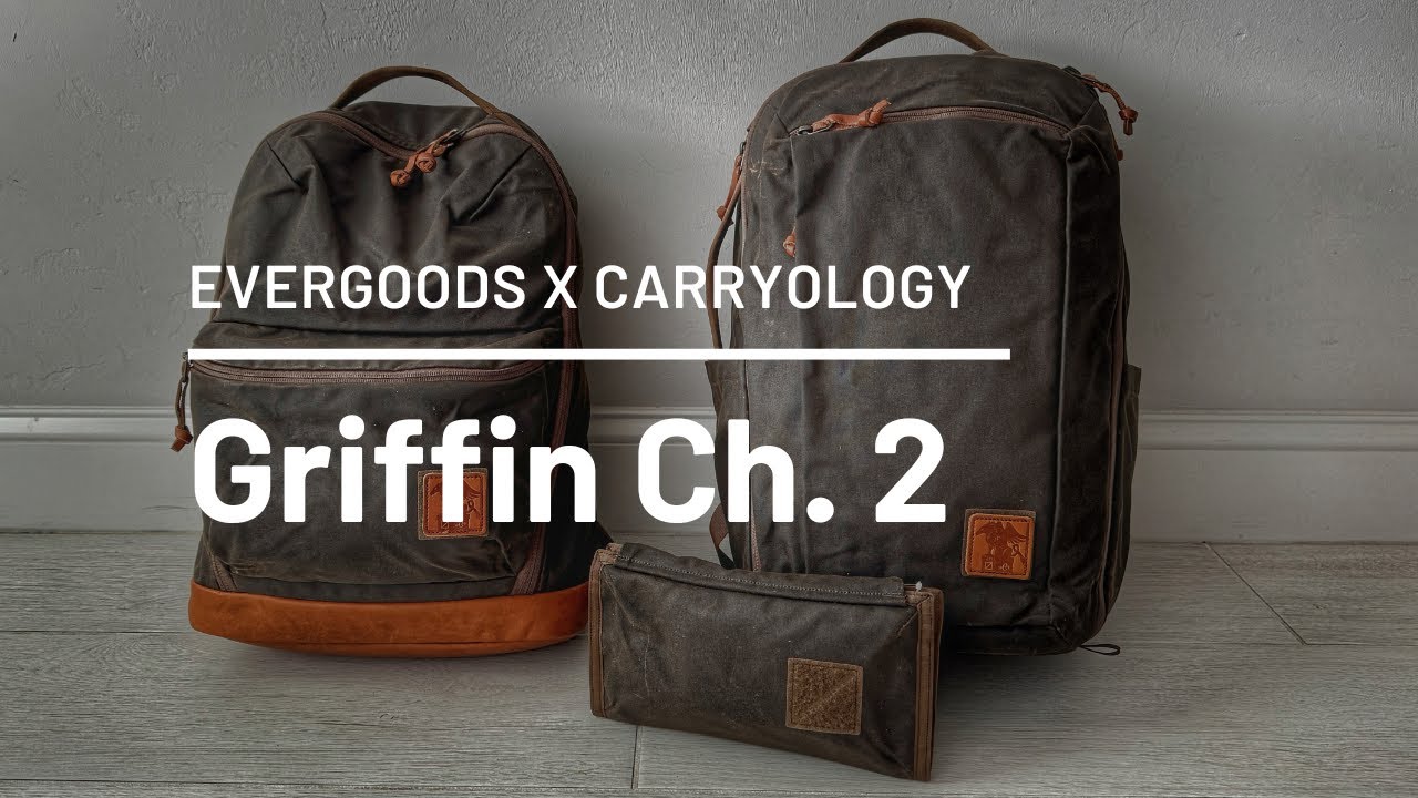 Evergoods x Carryology Griffin, глава 2, первый взгляд! Сумка-книжка Civic (CBB22), CTB26, CAP1