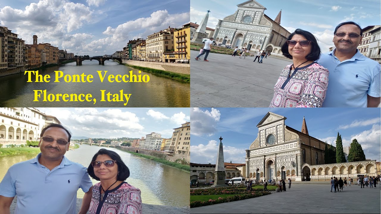 THE PONTE VECCHIO-THE OLDEST AND MOST FAMOUS BRIDGE IN FLORENCE ITALY 