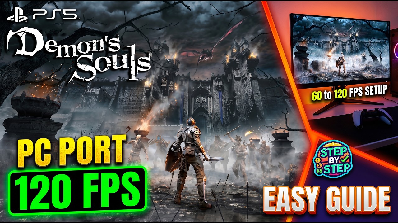 How to Play Demon&rsquo;s Souls on PC at 120 FPS & Fix Stutters (2026 Easy Setup Guide) ⚔️🔥