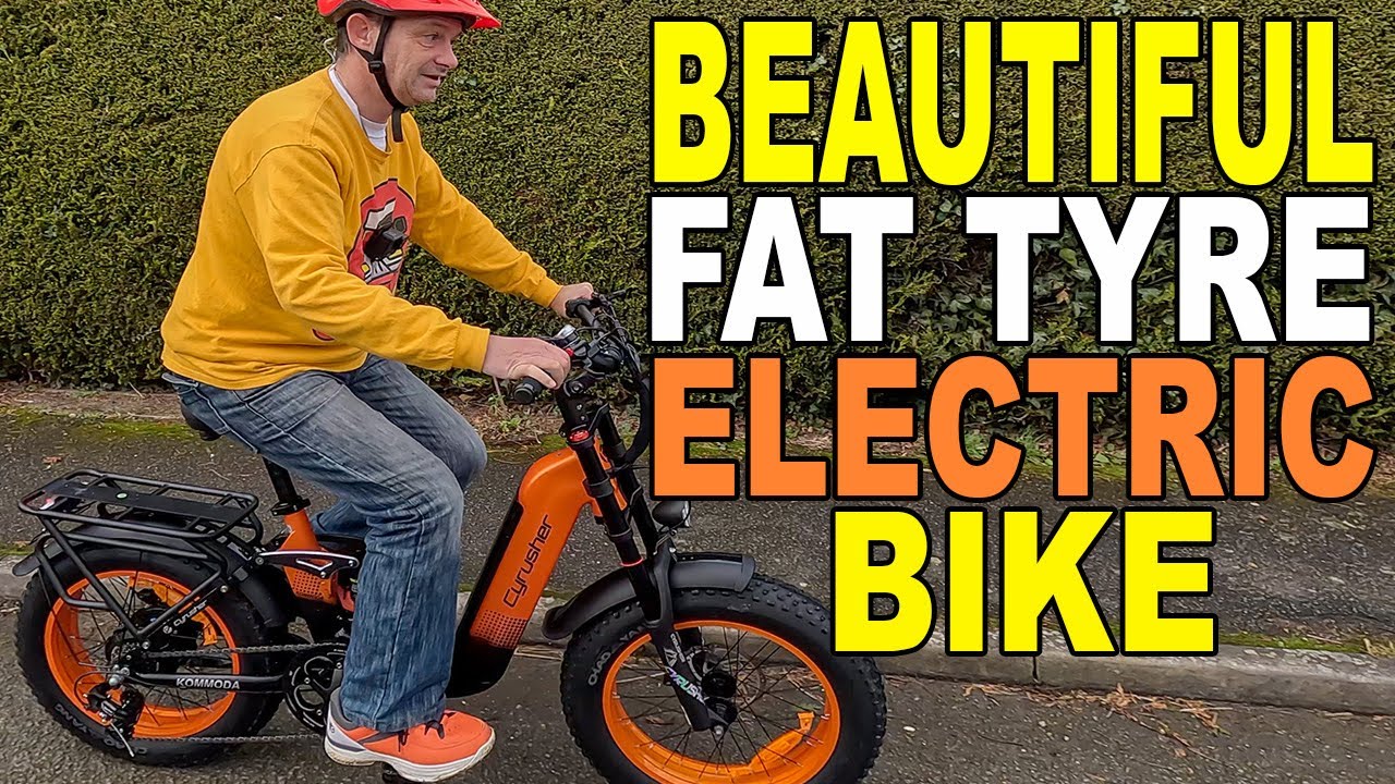 BEST Fat Tyre Electric Bike EVER!  Cyrusher Kommoda Step Through Bike Review