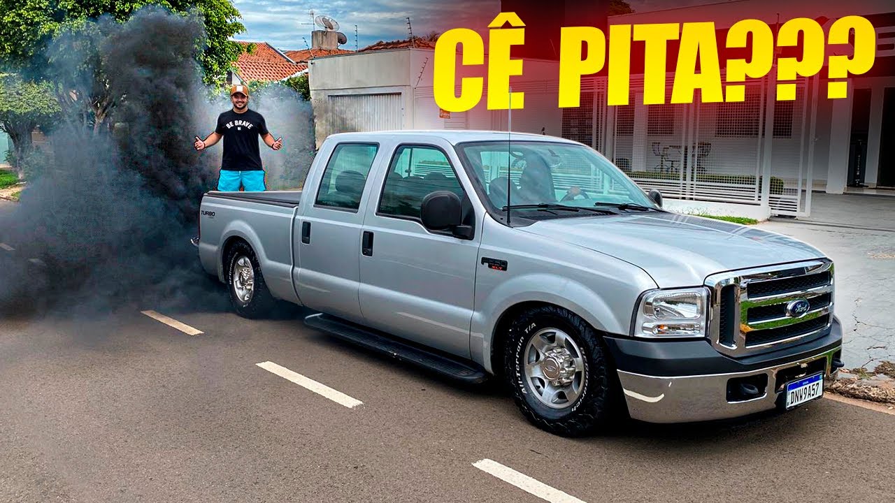 ESSA F-250 REBAIXADA TEM MAIS DE 500 CV!