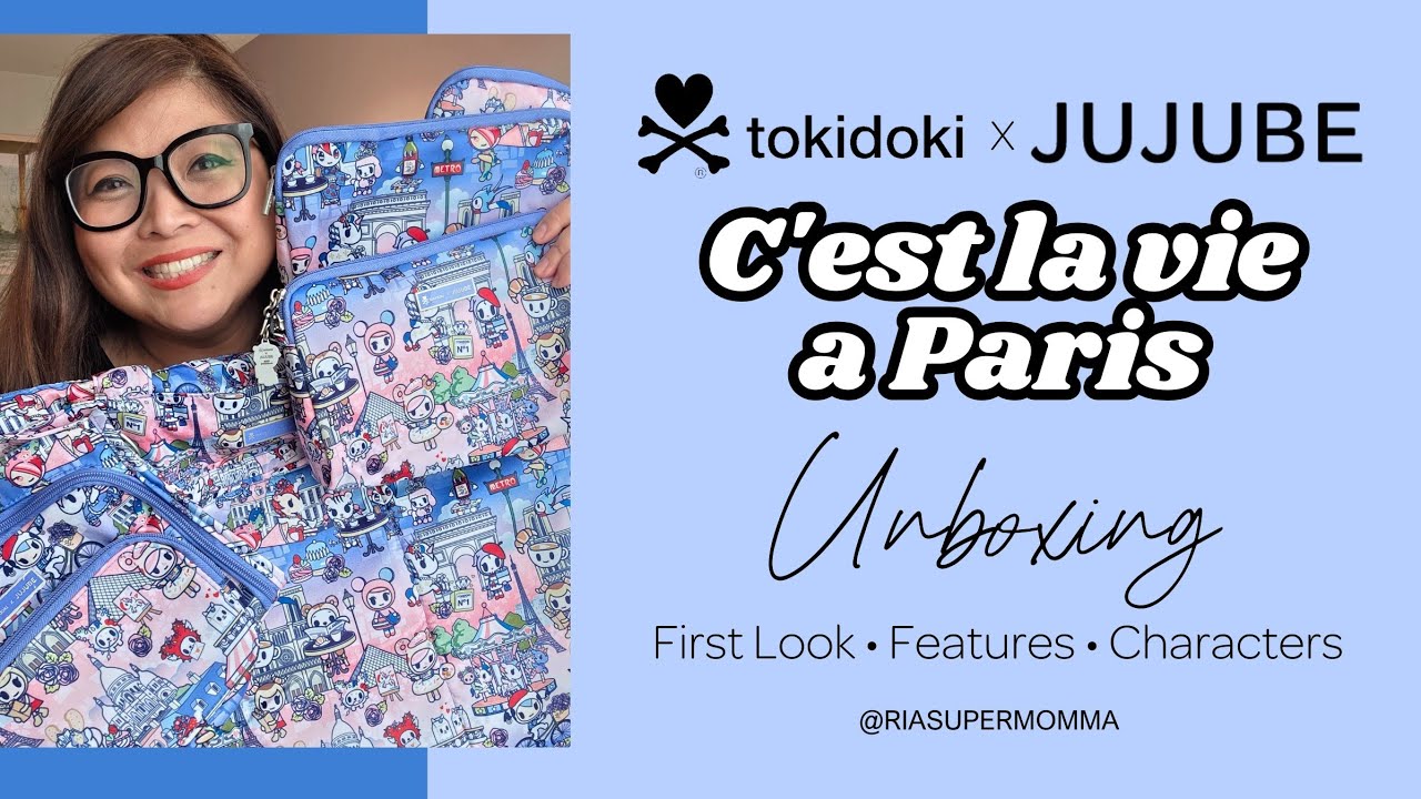 UNBOXING! tokidoki x JuJuBe C'EST LA VIE &Agrave; PARIS Collection | First Look, Features, Characters