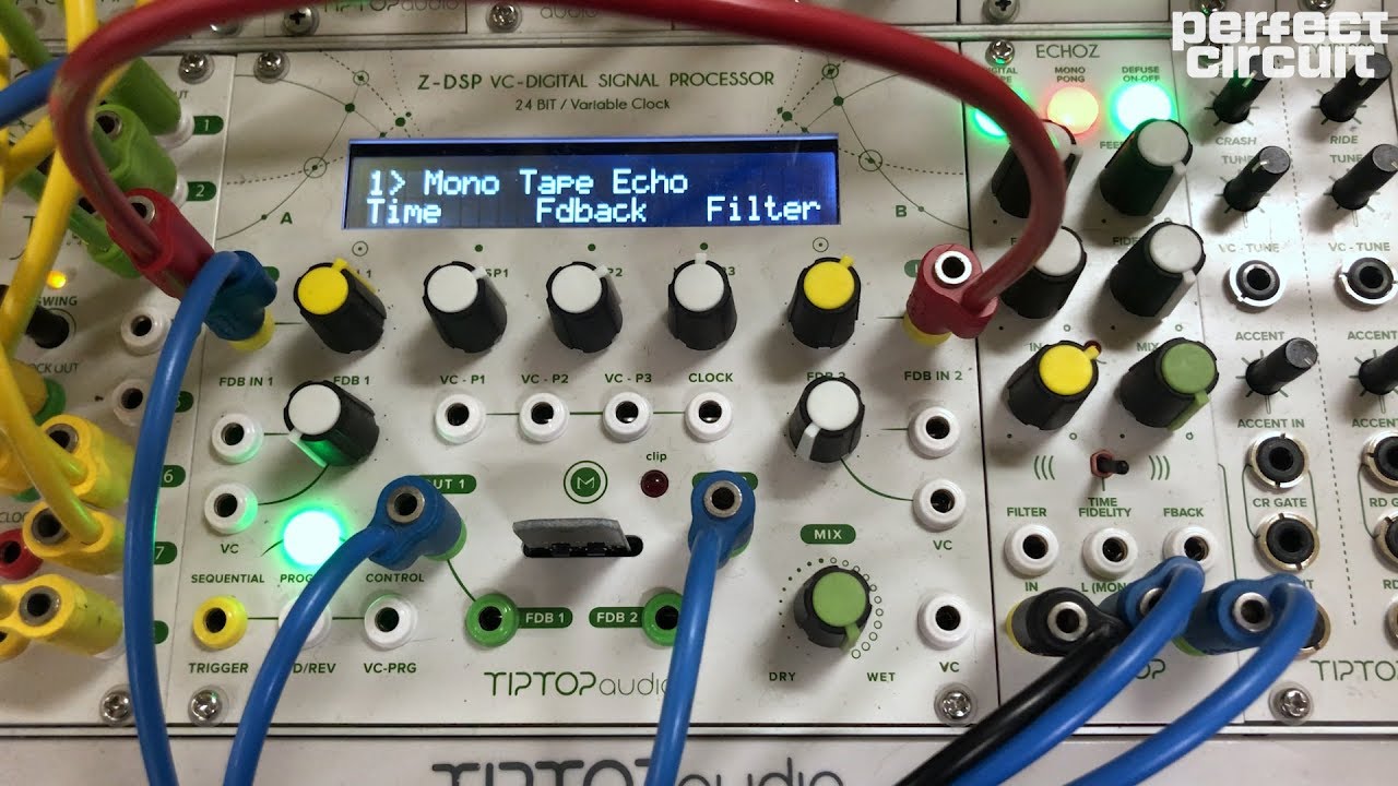 Tiptop Audio Echoz Delay Module Sounds SuperBooth 2019