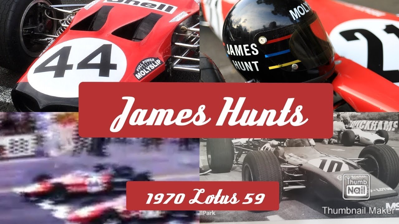 Formula 3 James Hunt 1970 - Lotus 59 & RUSH