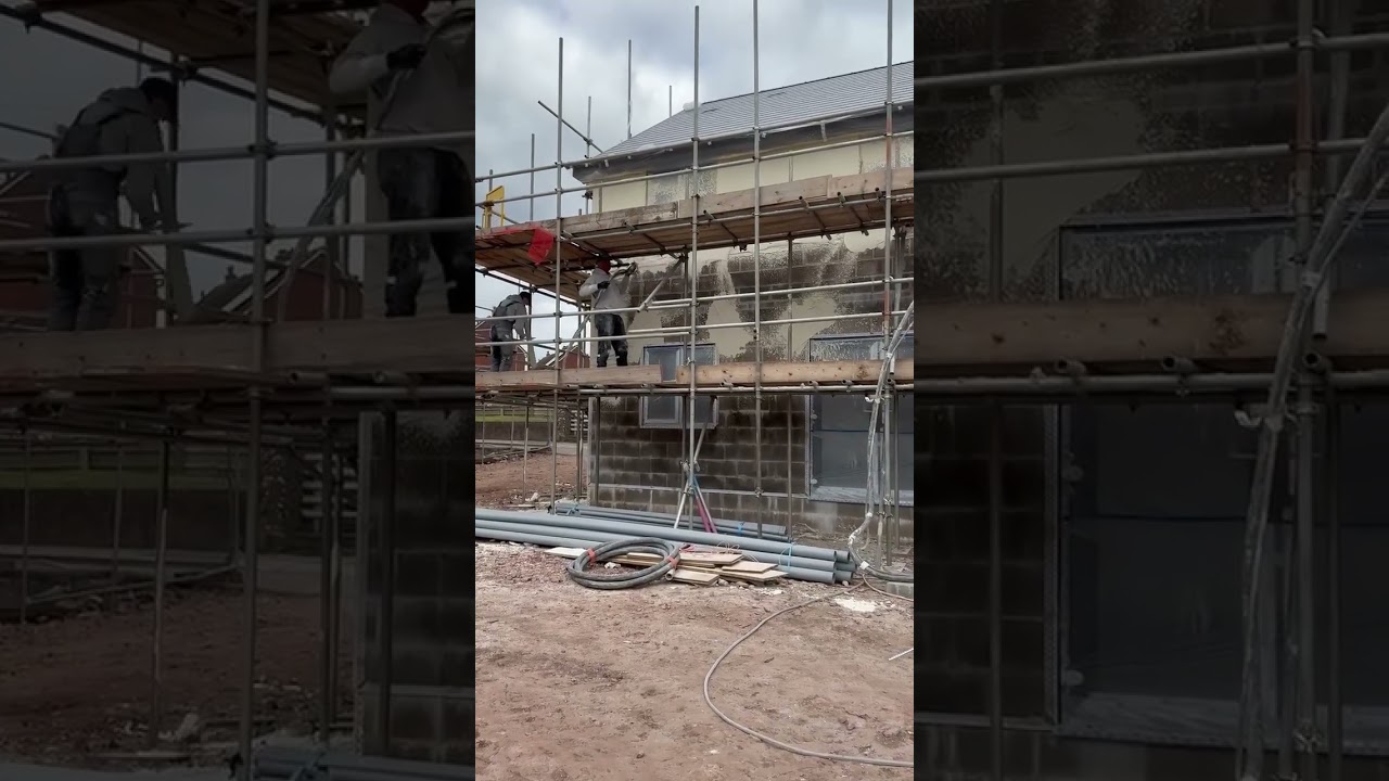 how to spray render monocouche,Licata mono part 1