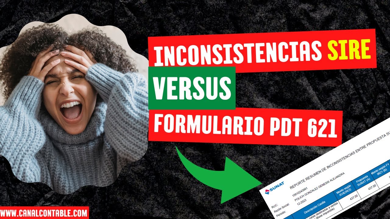 Me llegó NOTIFICACION SUNAT 🔴REVISA reporte resumen de INCONSISTENCIAS entre PROPUESTA vs FV 0621✅