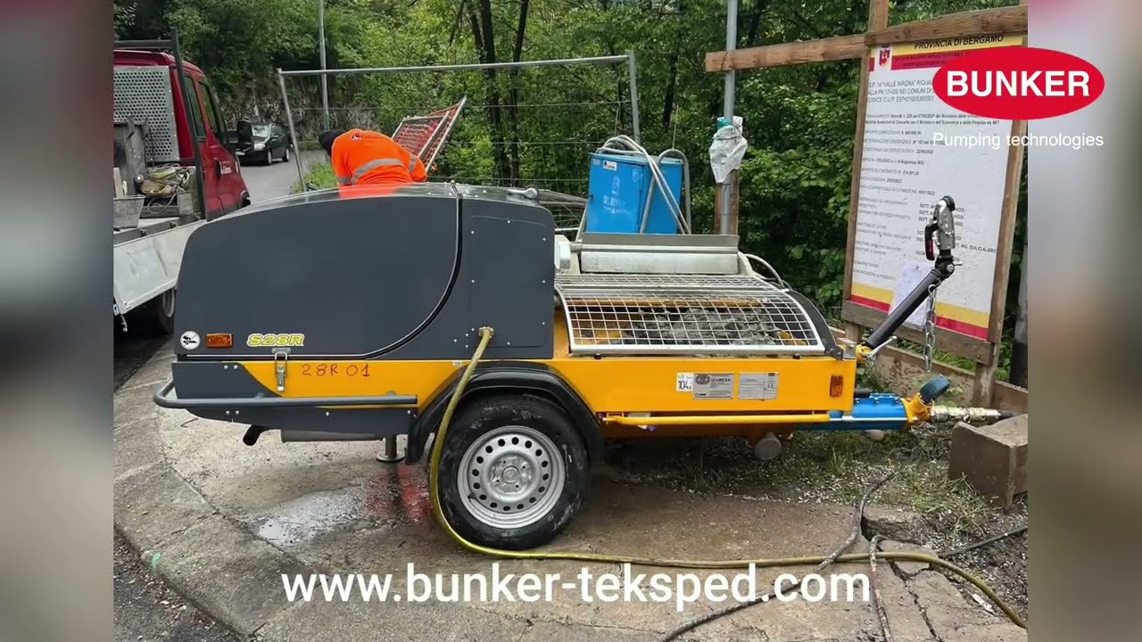 POMPA CON MESCOLATORE RIBALTABILE - S28R BUNKER