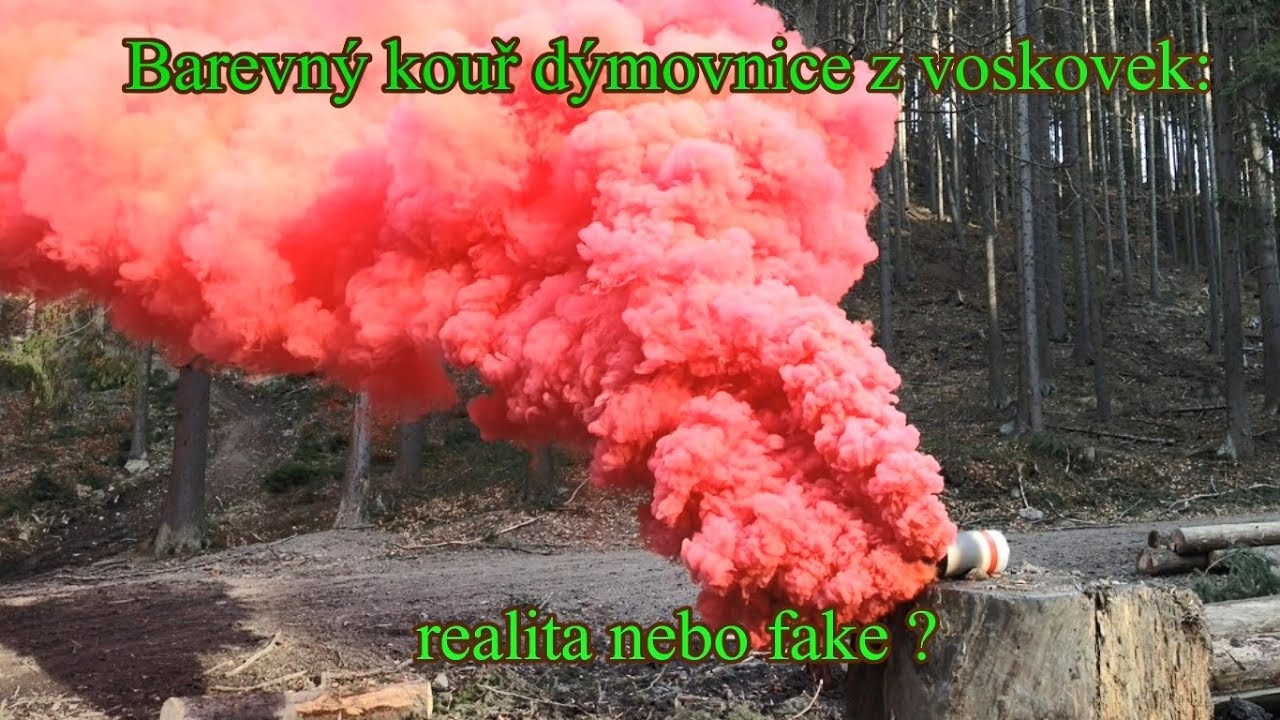 Barevný kouř z voskovek: realita nebo iluze?