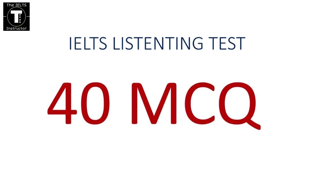 Практический тест IELTS Listening MCQ 2022