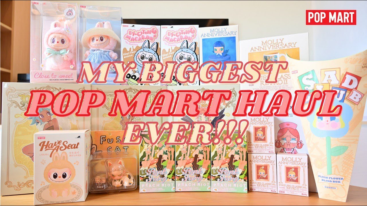 【POP MART】MY BIGGEST POP MART HAUL EVER! (4K)
