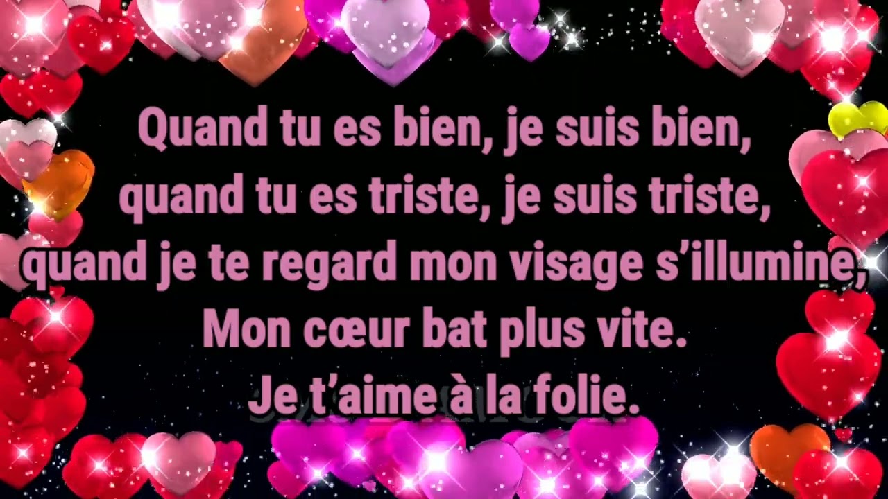 (SMS D'AMOUR) Pour Te Dire une Je T'aime Tr&egrave;s fort