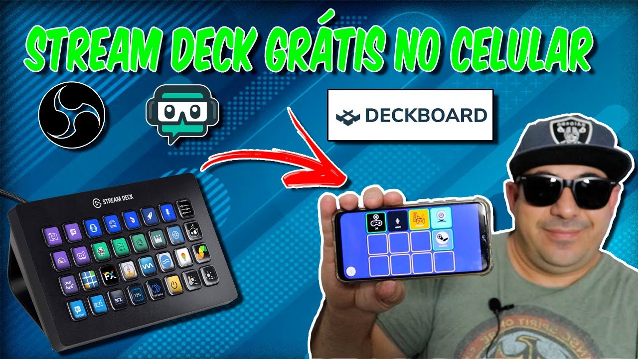 STREAM DECK GRÁTIS NO SEU CELULAR | COMO INSTALAR DECKBOARD | WILLGAMER