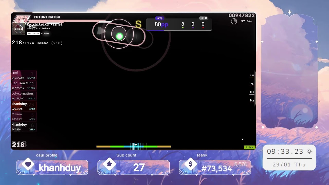 osu! | 29/1/2026