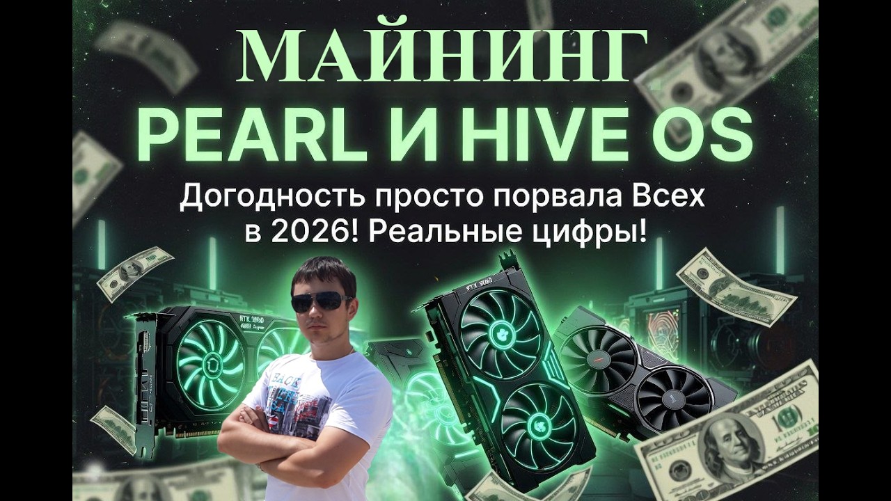 Майнинг Pearl в Hive OS &mdash; Доходность Просто Взорвала Всех в 2026! Реальные Цифры!
