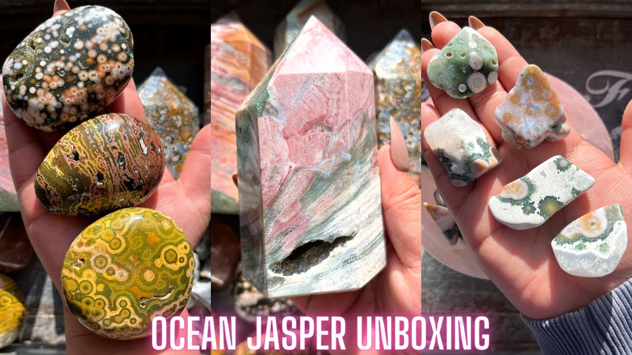 Ocean Jasper Crystal Unboxing, 8th Vein, Old Stock and Sea Jasper!