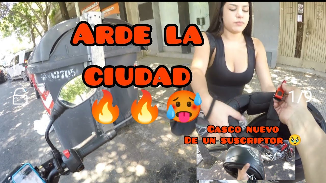 UBER y Didi moto, me donaron un casco ❤️❤️