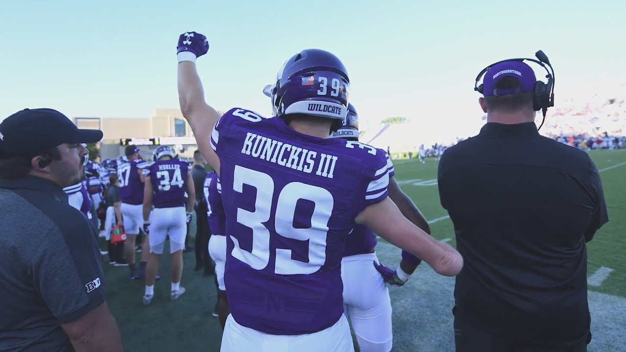 NU's Albert Kunickis: Overcoming adversity, thriving on the gridiron