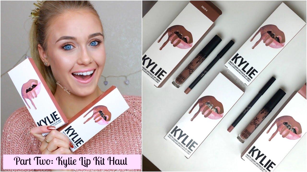 PART TWO:  Kylie Lip Kit Haul & First Impressions |GemmaCliffordxo|